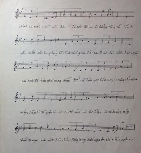 Sheet nhạc Trả lại - Trang 3
