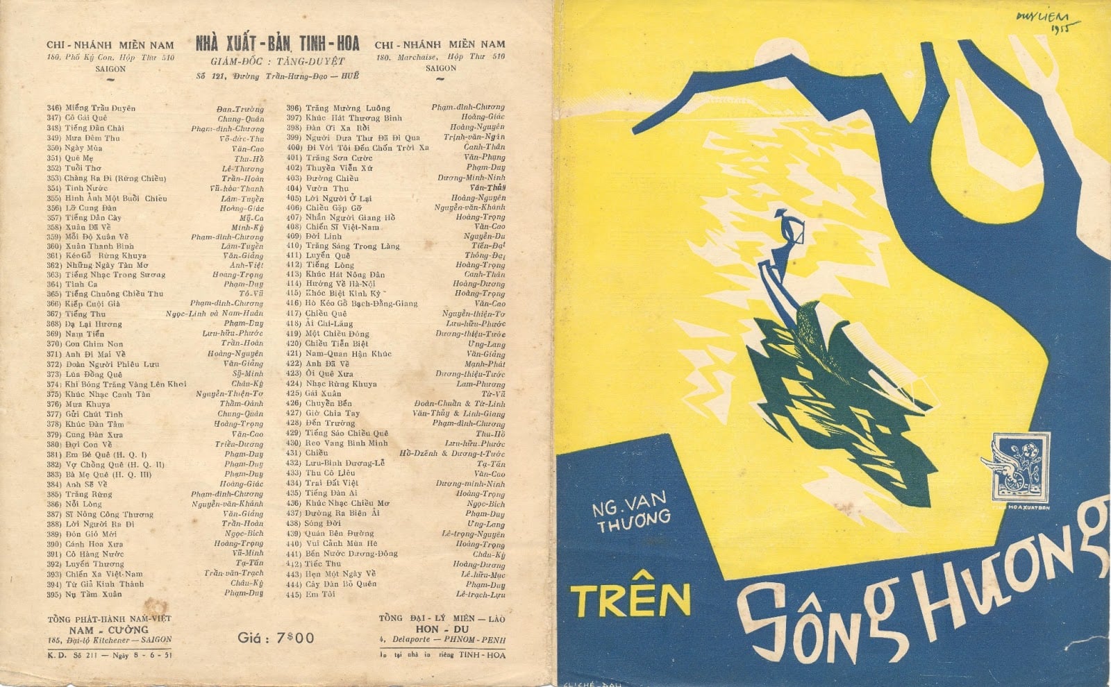 Sheet nhạc Trên sông Hương - Trang 1