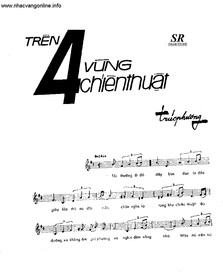 Sheet nhạc Trên bốn vùng chiến thuật - Trang 2