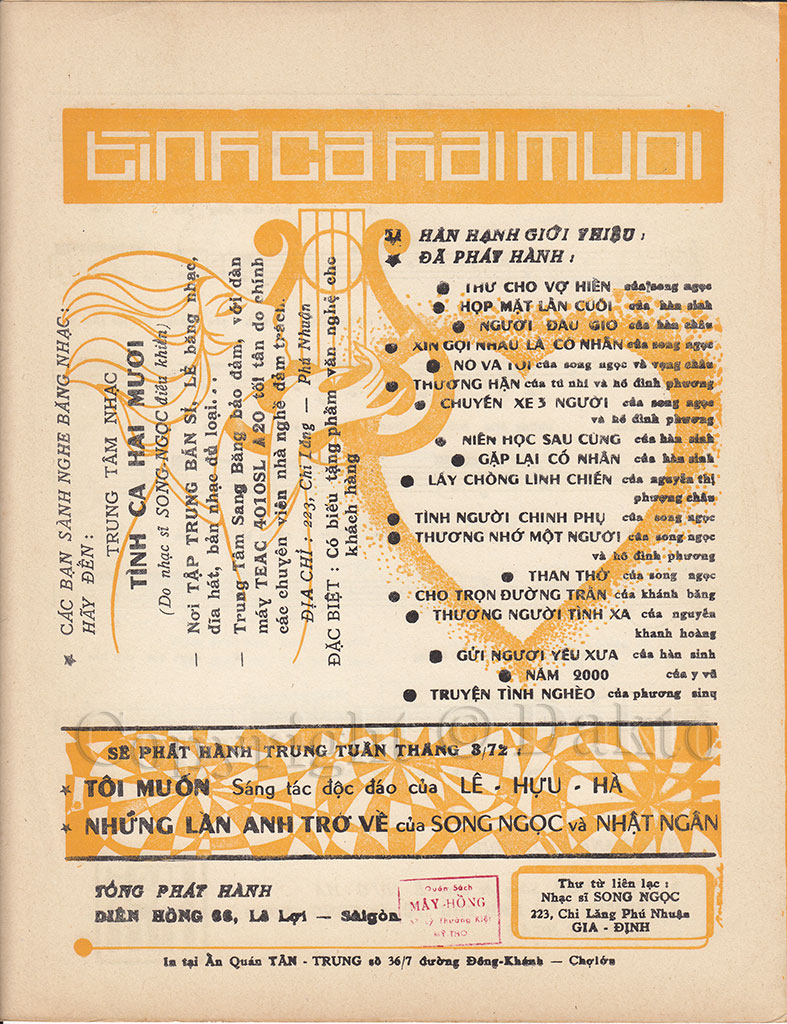 Sheet nhạc Chuyện tình nghèo - Trang 4