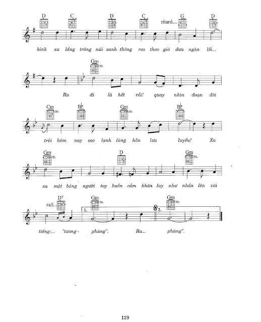 Sheet nhạc Từ giã kinh thành - Trang 2