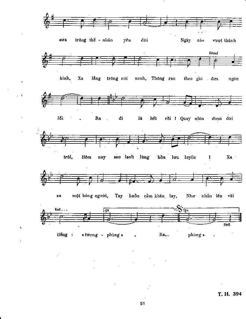 Sheet nhạc Từ giã kinh thành - Trang 4