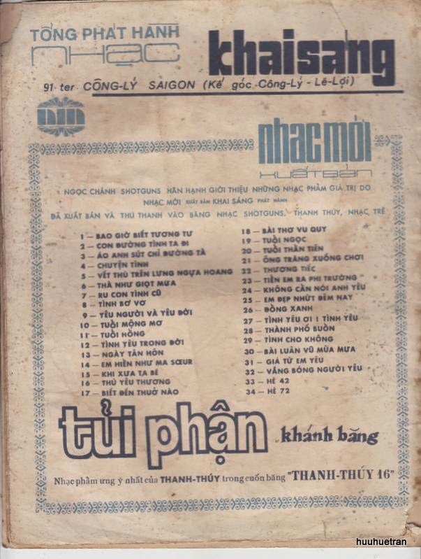 Sheet nhạc Tủi phận - Trang 4