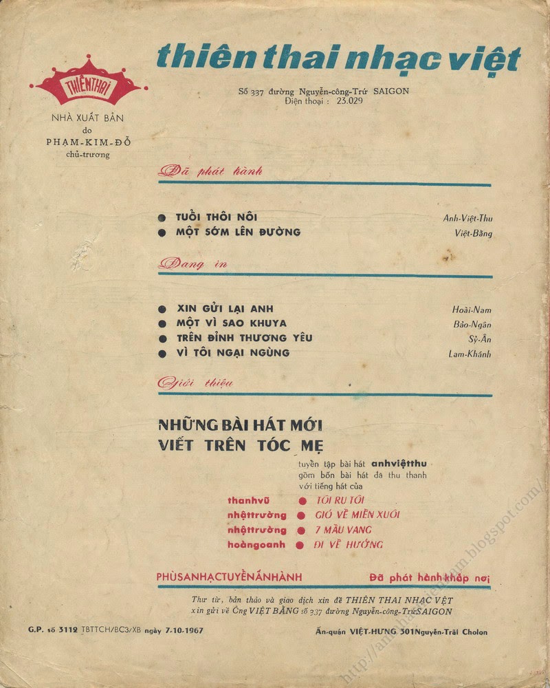 Sheet nhạc Tuổi thôi nôi - Trang 4