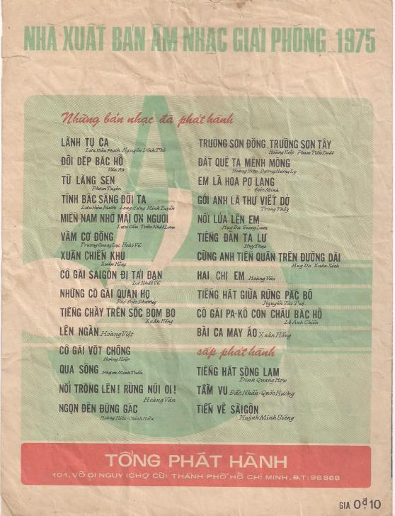 Sheet nhạc Vàm Cỏ Đông - Trang 6