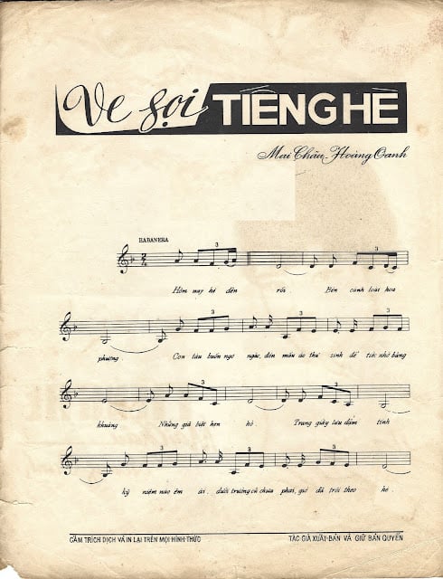 Sheet nhạc Ve gọi tiếng hè - Trang 2