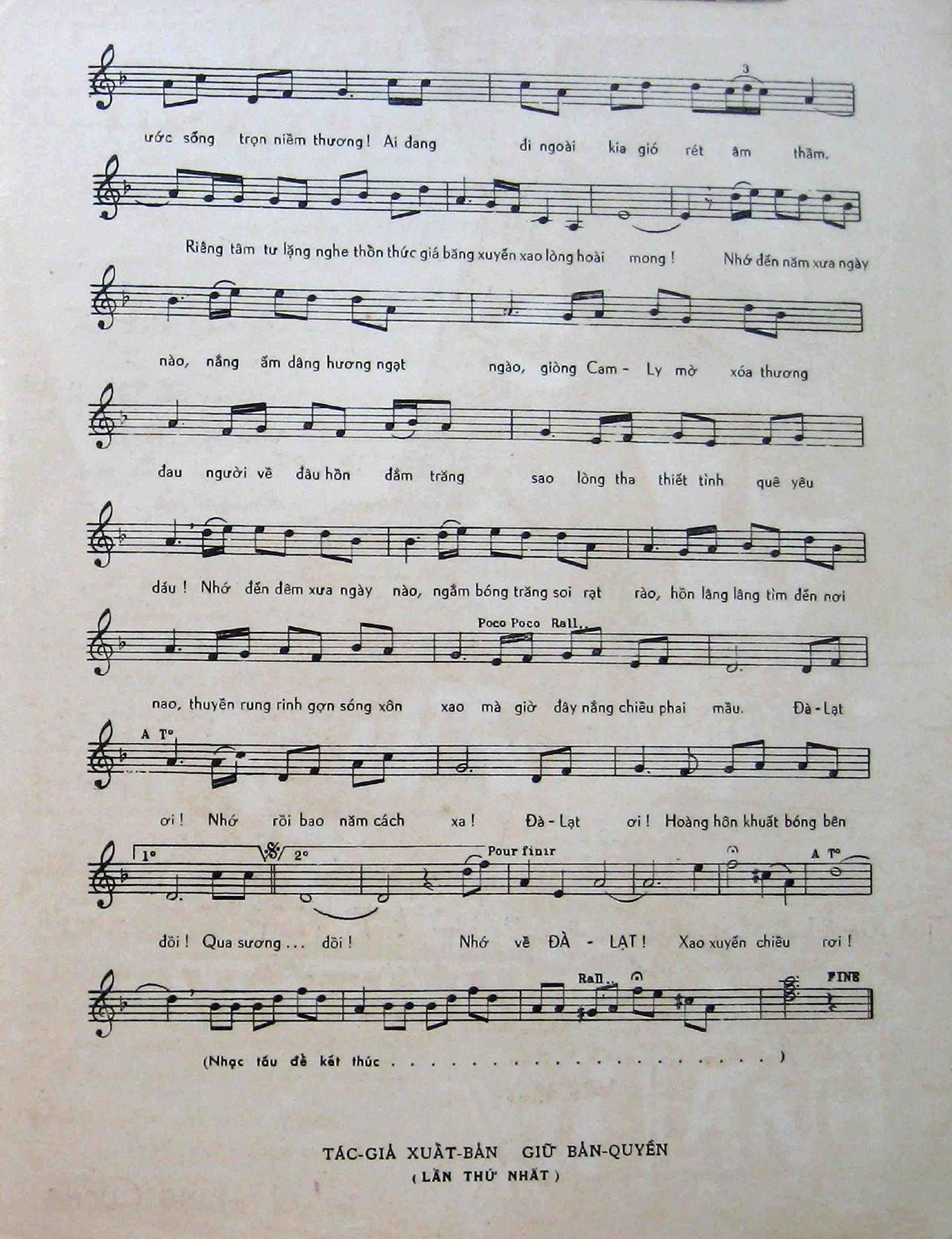 Sheet nhạc Về thăm xứ lạnh - Trang 3