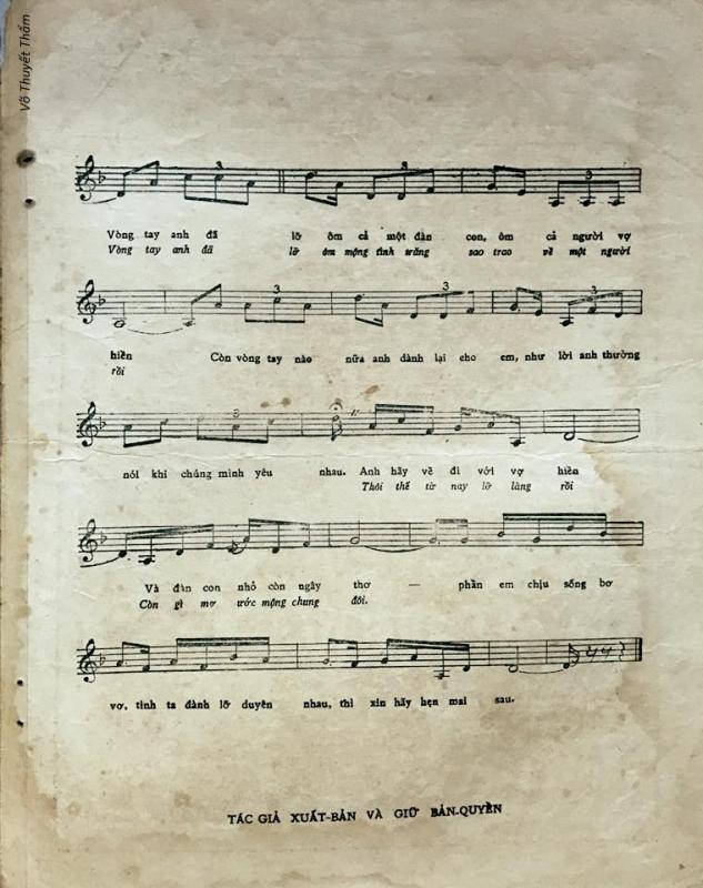 Sheet nhạc Vòng tay nào cho em - Trang 3