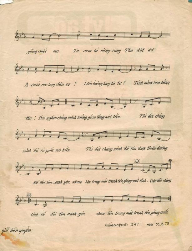 Sheet nhạc Xây nhà bên suối - Trang 3