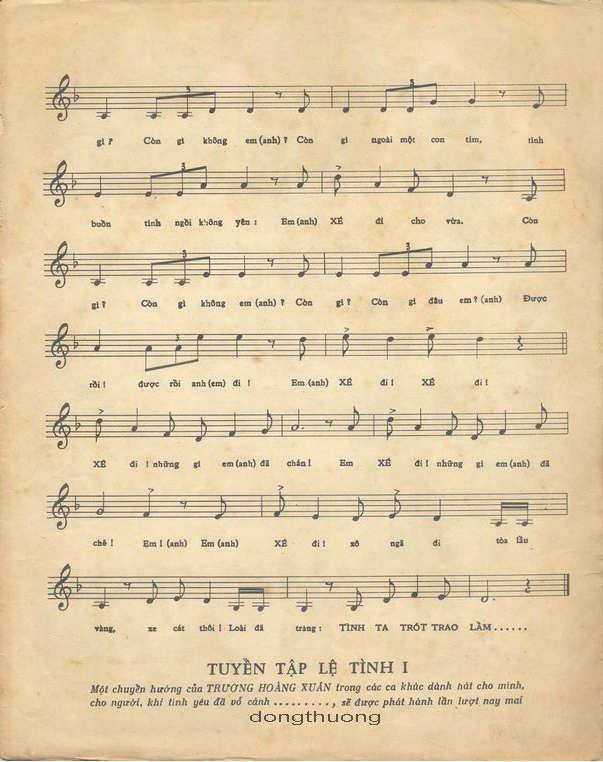 Sheet nhạc Xé thư tình - Trang 3