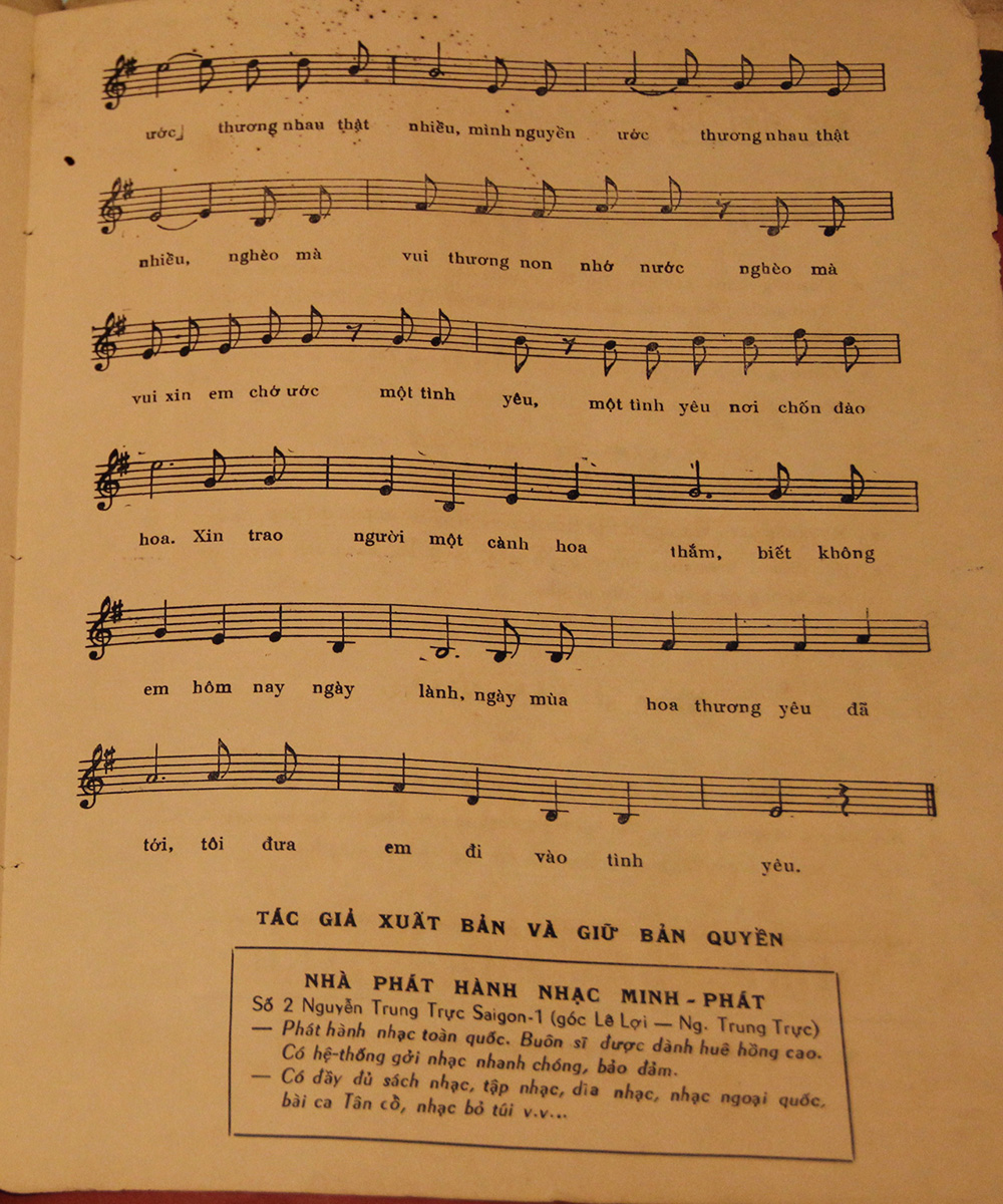 Sheet nhạc Xin cho tôi giấc mộng bình yên - Trang 2