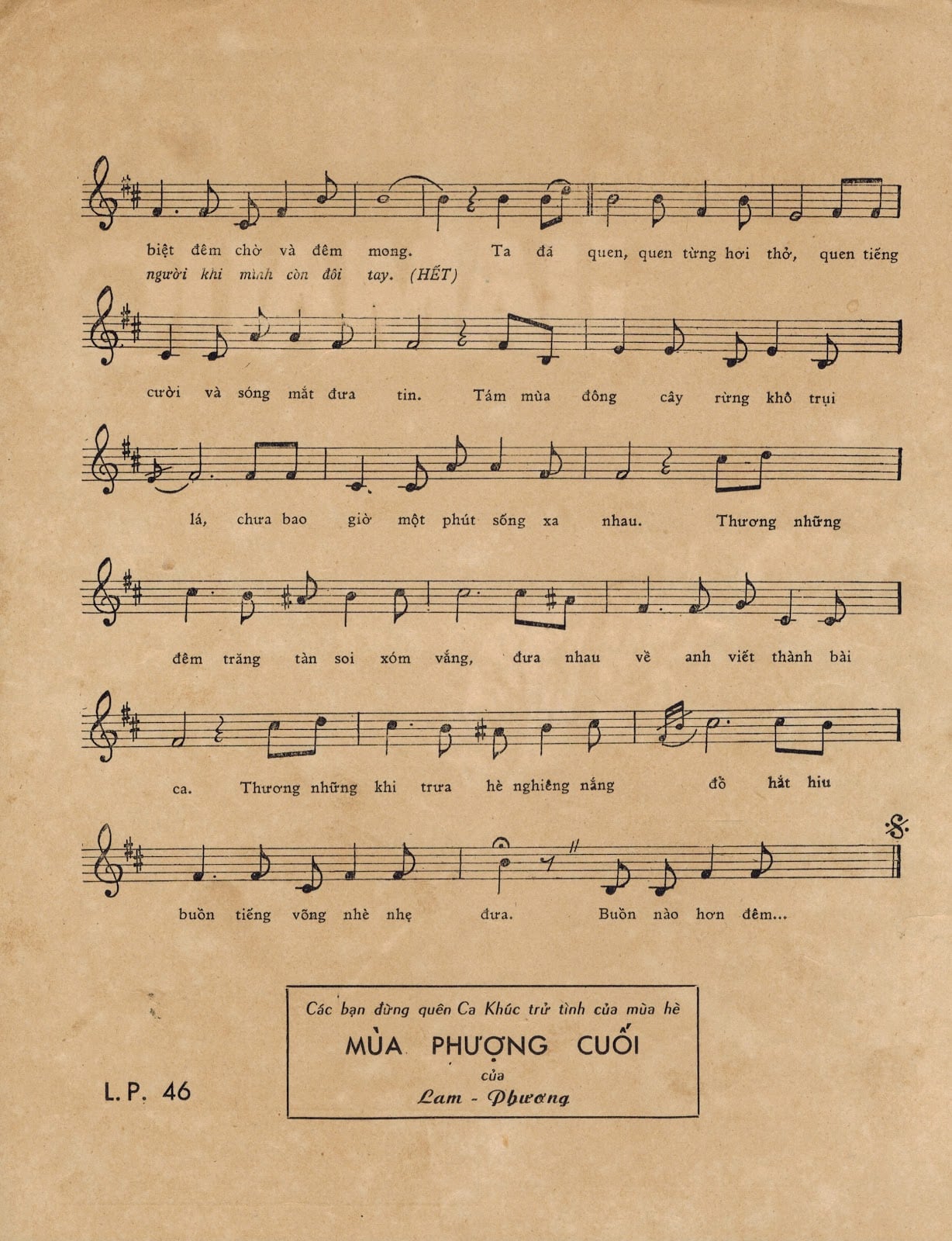 Sheet nhạc Xin thời gian qua mau - Trang 3