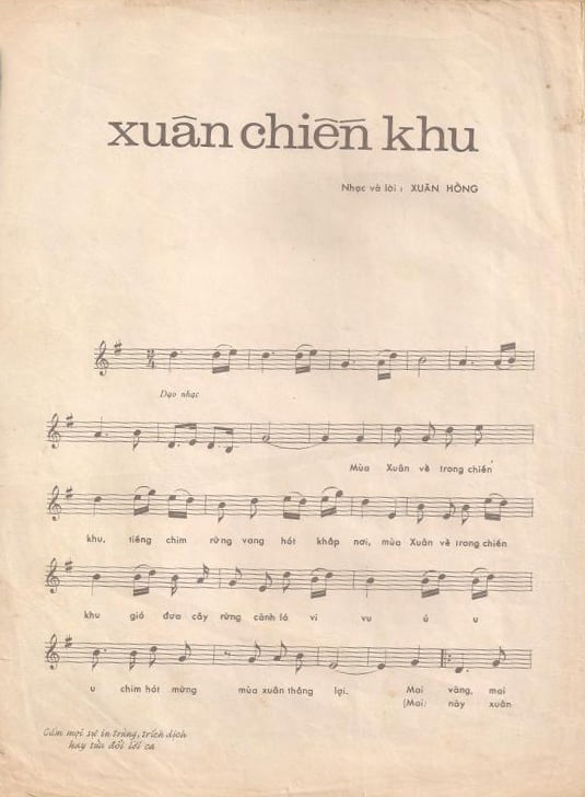 Sheet nhạc Xuân chiến khu - Trang 5