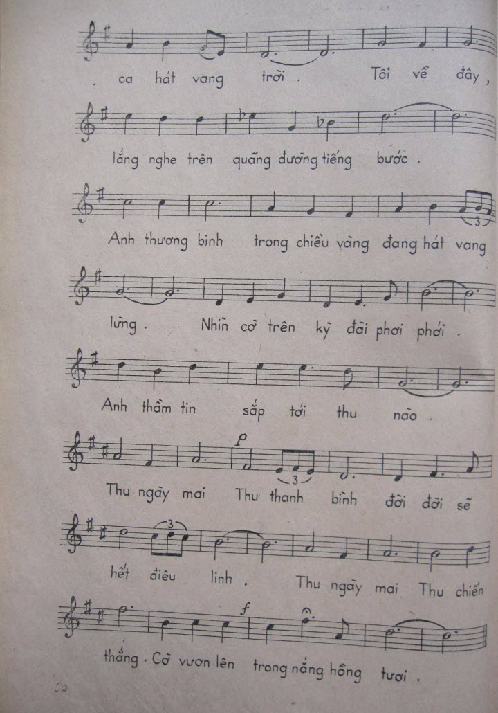 Sheet nhạc Ba Đình nắng - Trang 5
