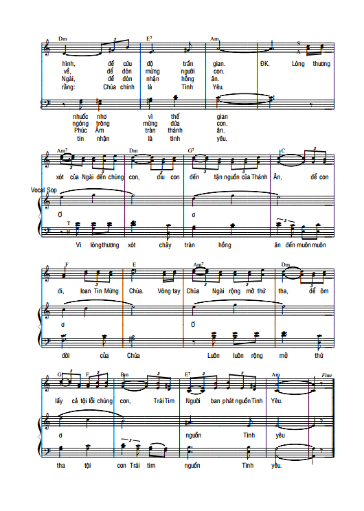 Sheet nhạc Chúa giàu lòng xót thương - Trang 2