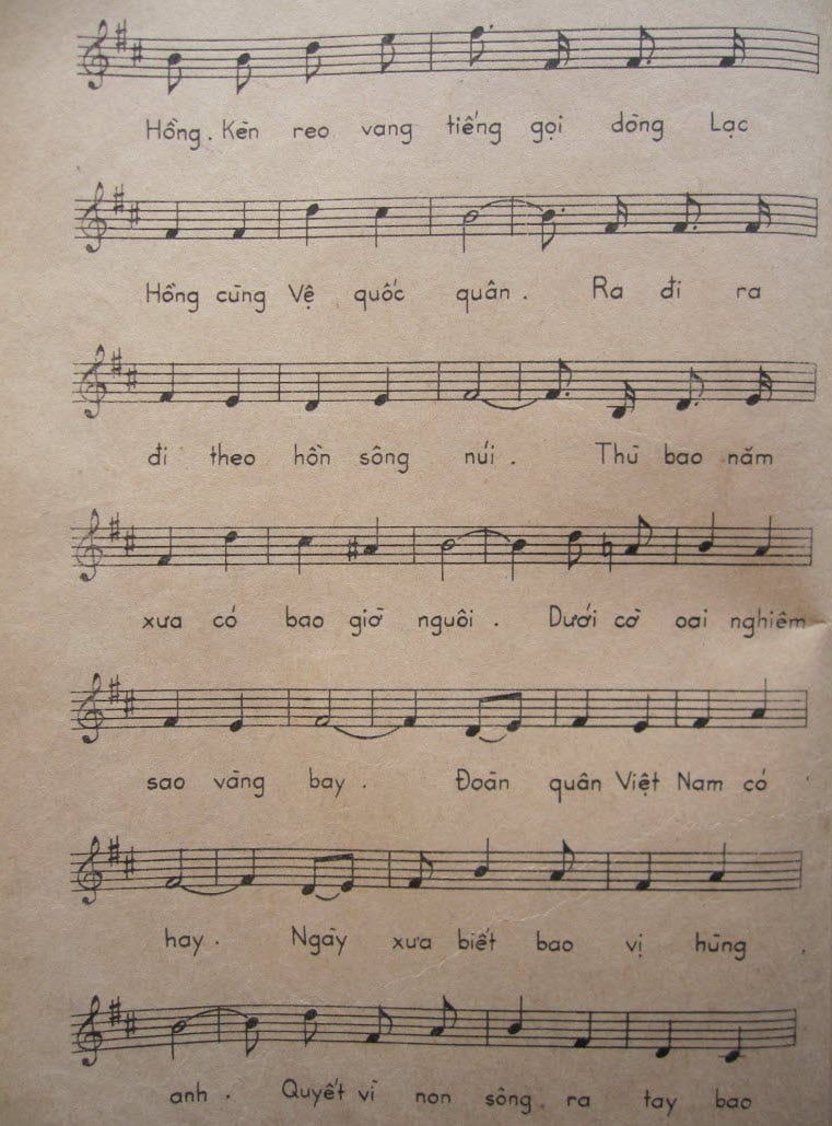Sheet nhạc Đoàn vệ quốc quân - Trang 2