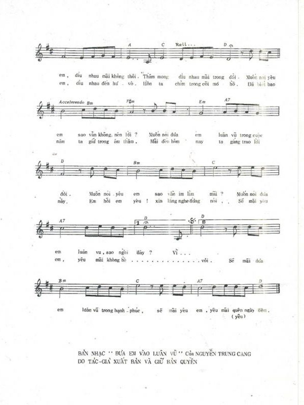Sheet nhạc Đưa em vào luân vũ - Trang 2