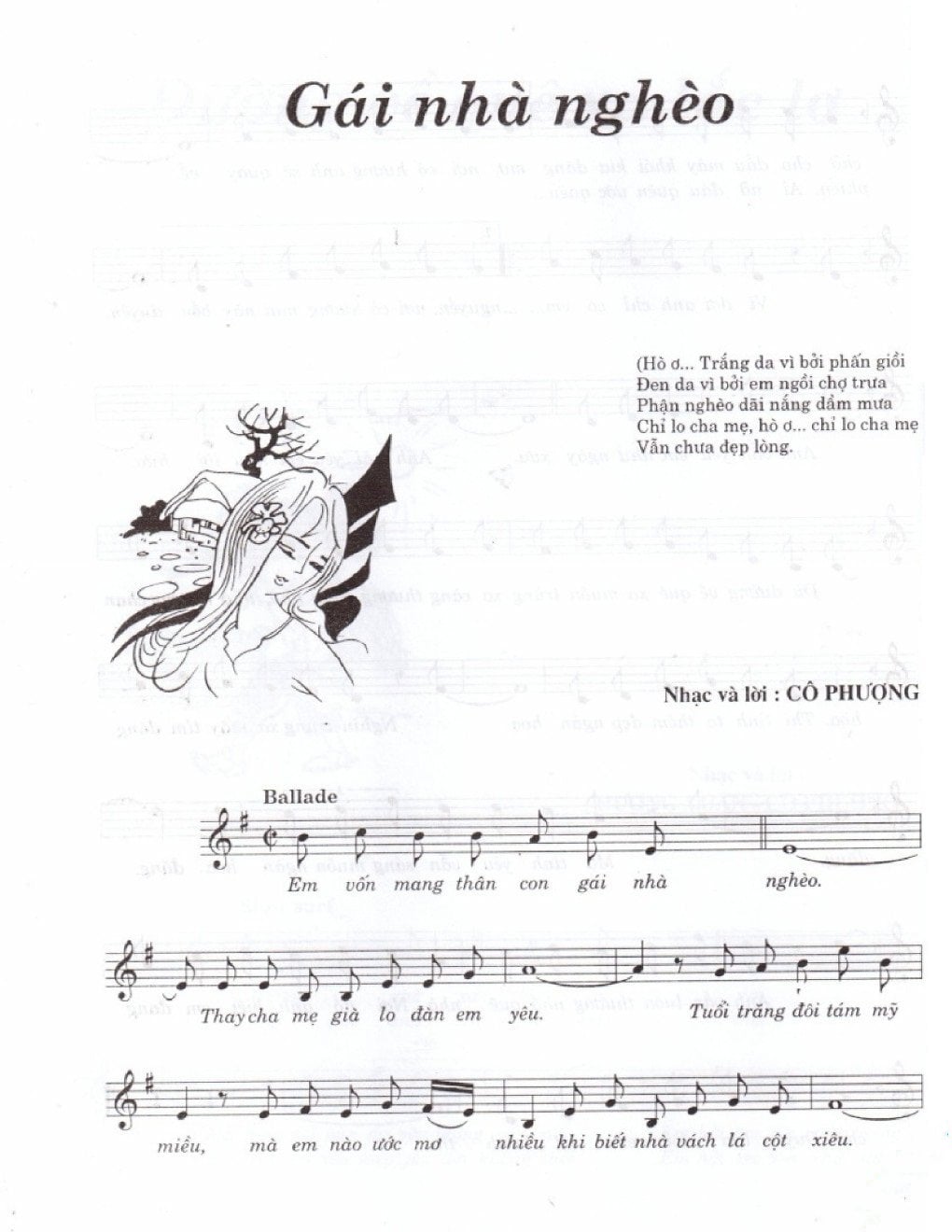 Sheet nhạc Gái nhà nghèo - Trang 5