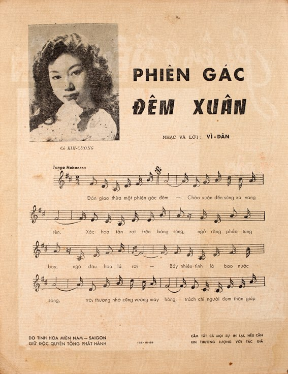 Sheet nhạc Phiên gác đêm xuân - Trang 5