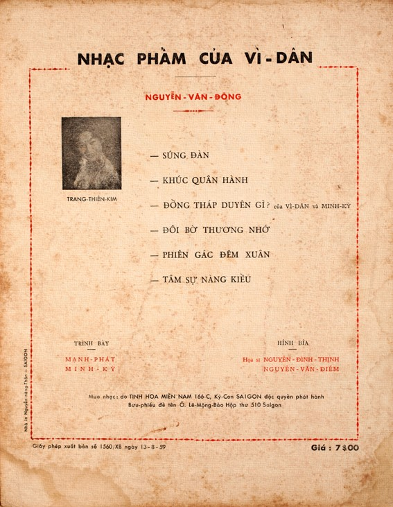 Sheet nhạc Phiên gác đêm xuân - Trang 7