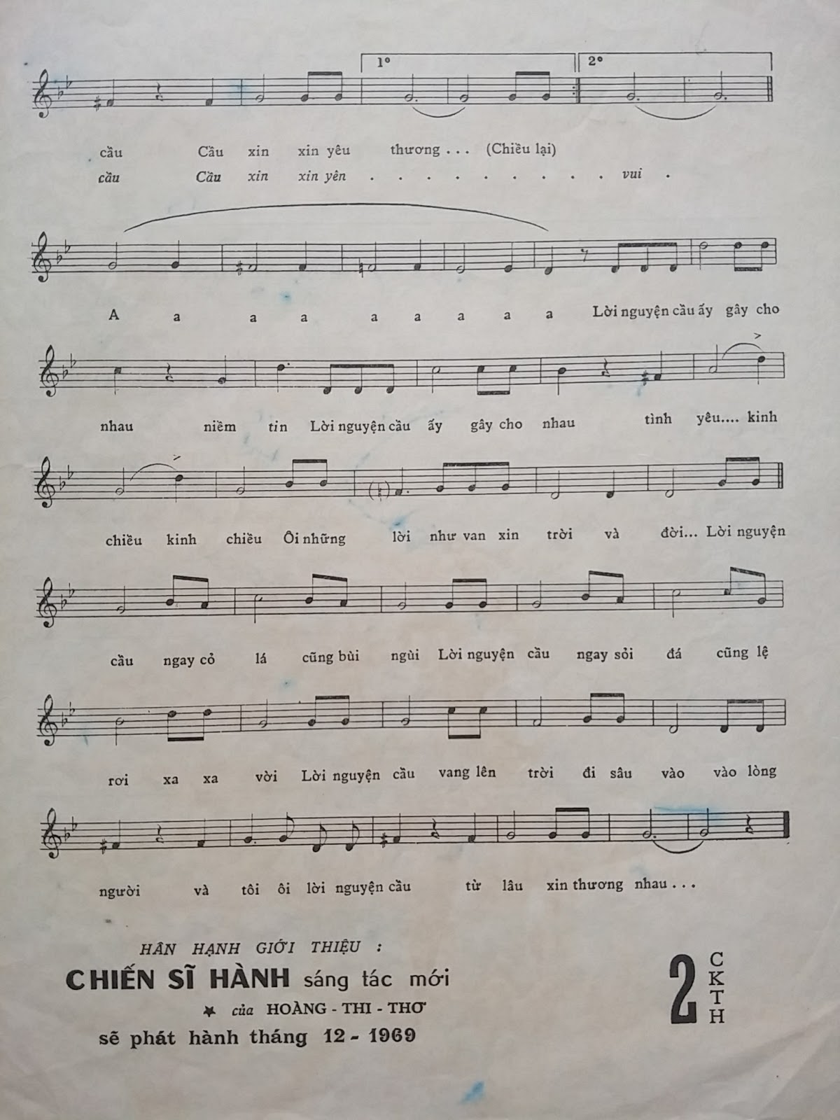 Sheet nhạc Kinh chiều - Trang 3