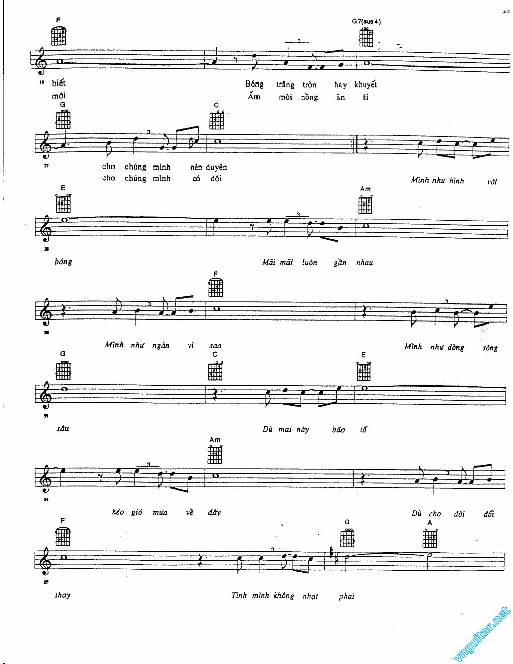 Sheet nhạc Luôn luôn mãi mãi - Trang 2