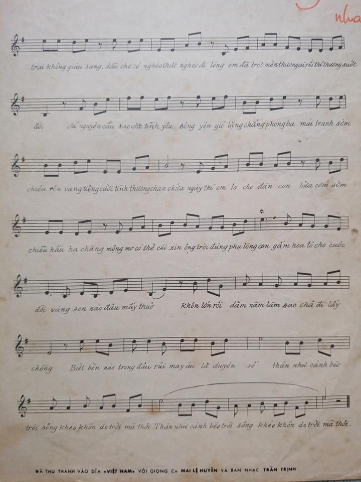 Sheet nhạc Mắt  xanh con gái - Trang 3