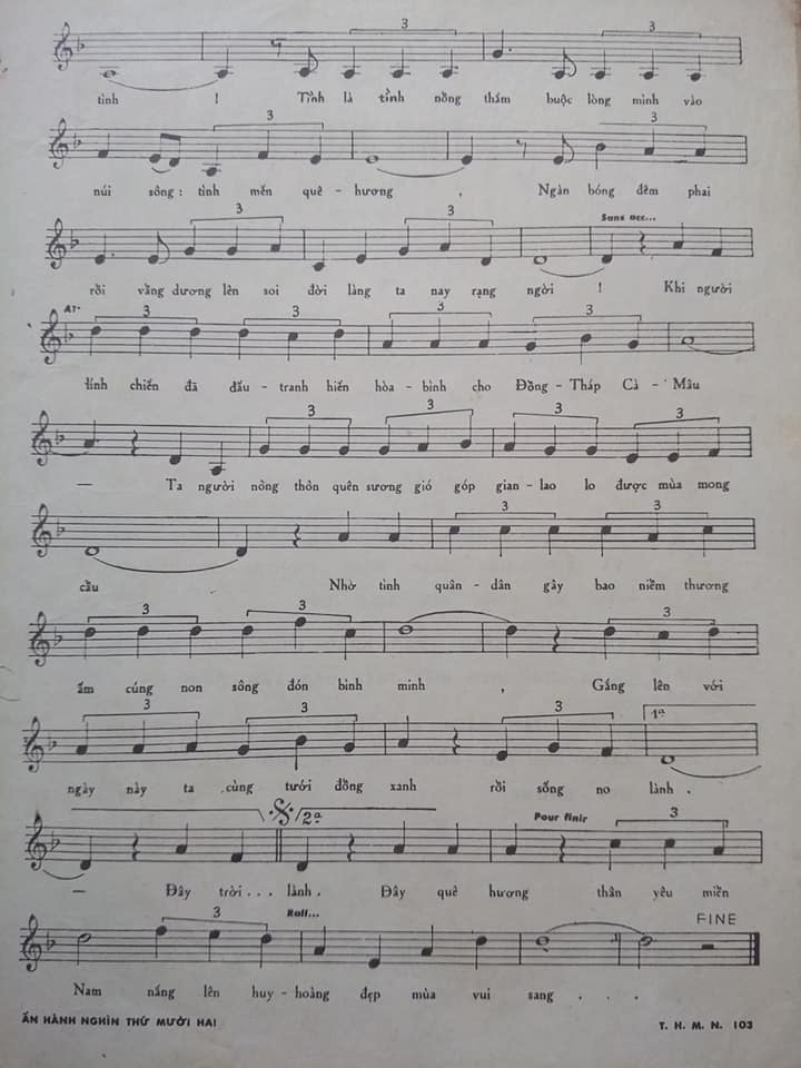 Sheet nhạc Nắng đẹp miền Nam - Trang 6