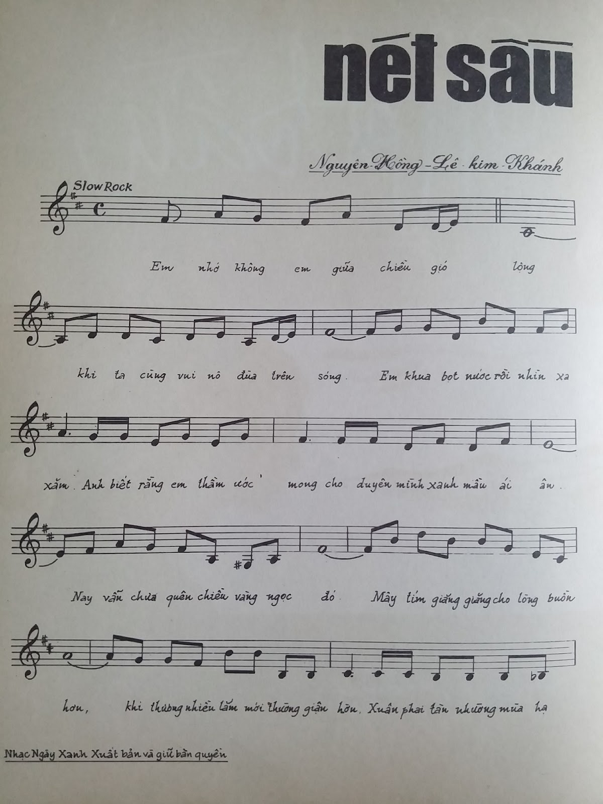 Sheet nhạc Nét sầu - Trang 2