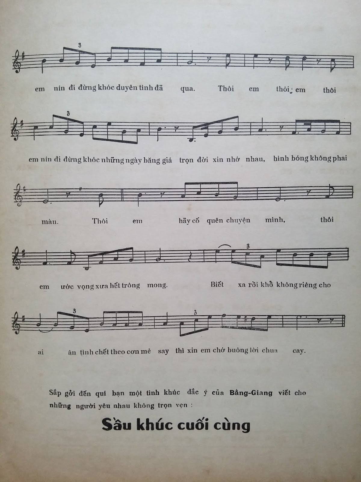 Sheet nhạc Nếu em đã biết - Trang 3