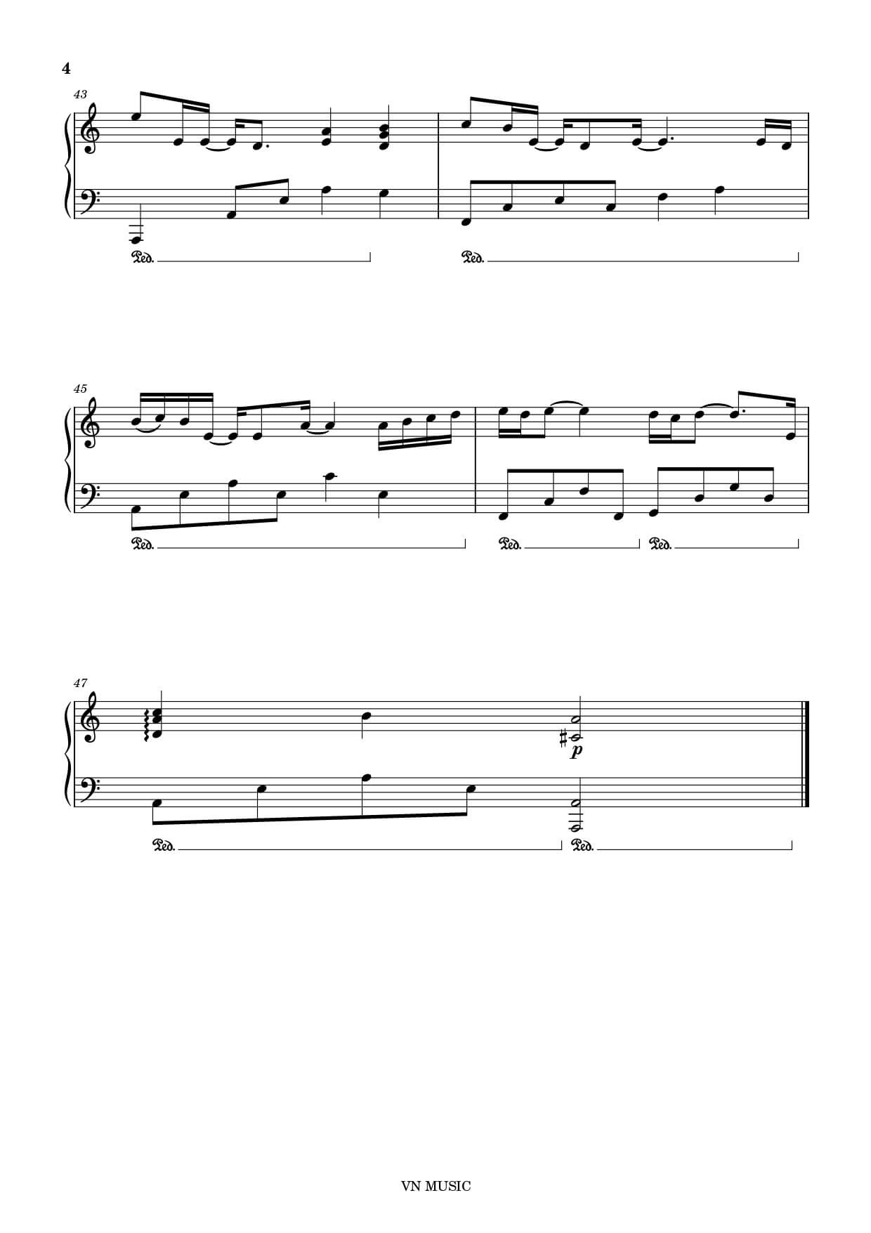 Sheet nhạc Ngày mai người ta lấy chồng - Trang 4