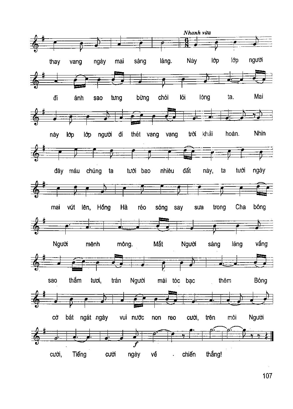 Sheet nhạc Người Hà Nội - Trang 4