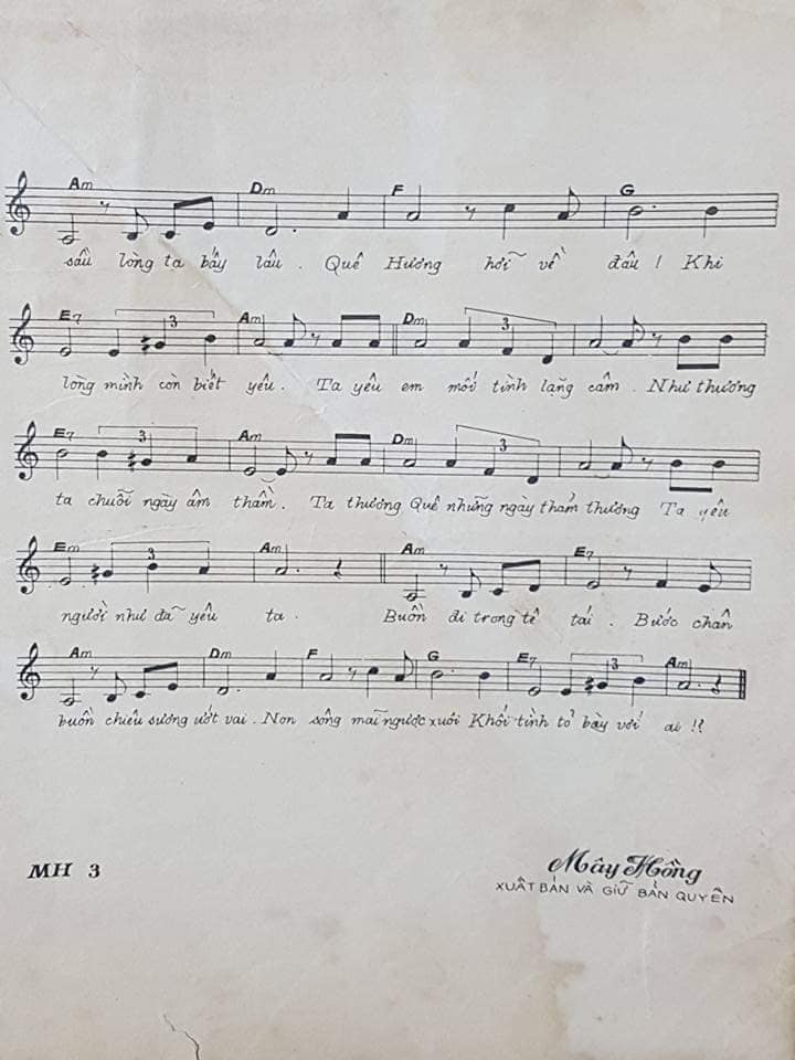 Sheet nhạc Những bước chân trên cao nguyên - Trang 3