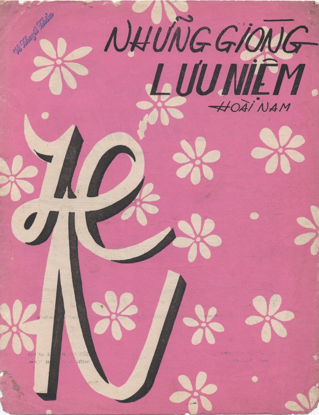 Sheet nhạc Những dòng lưu niệm - Trang 1