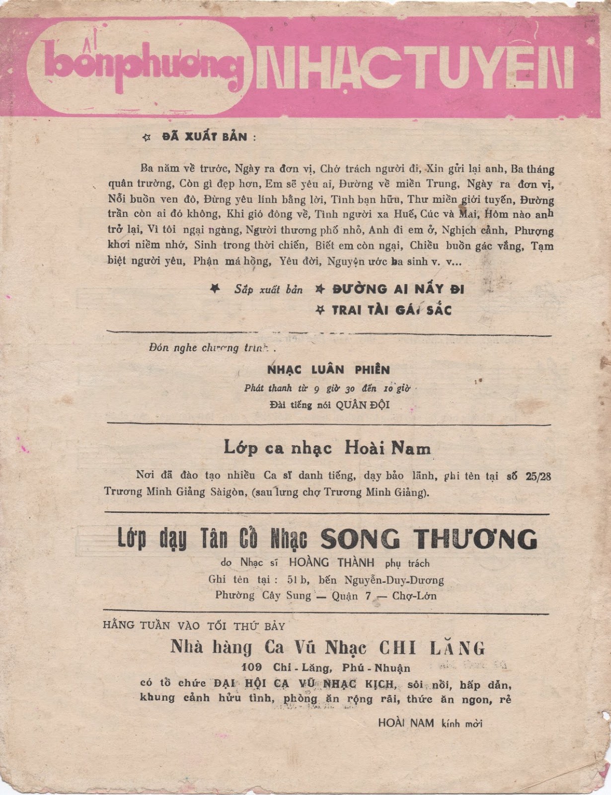 Sheet nhạc Những dòng lưu niệm - Trang 4