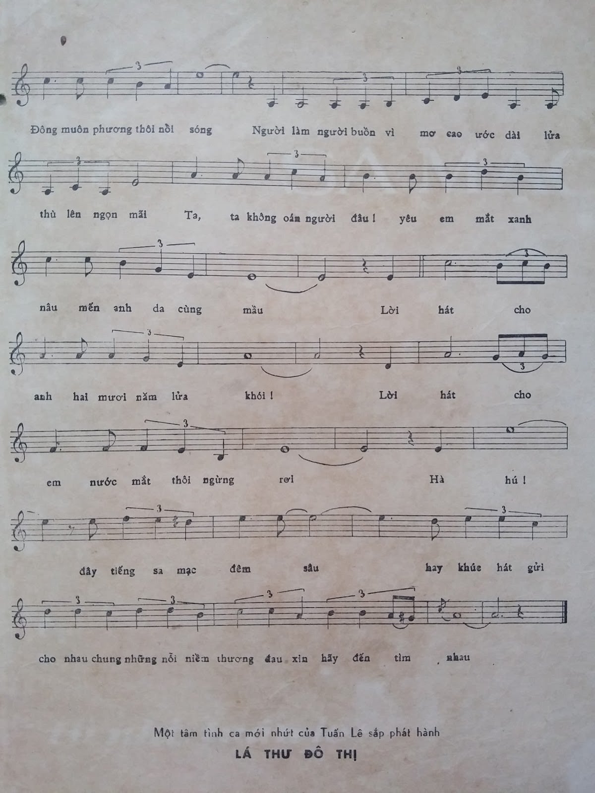 Sheet nhạc Nỗi buồn sa mạc - Trang 7