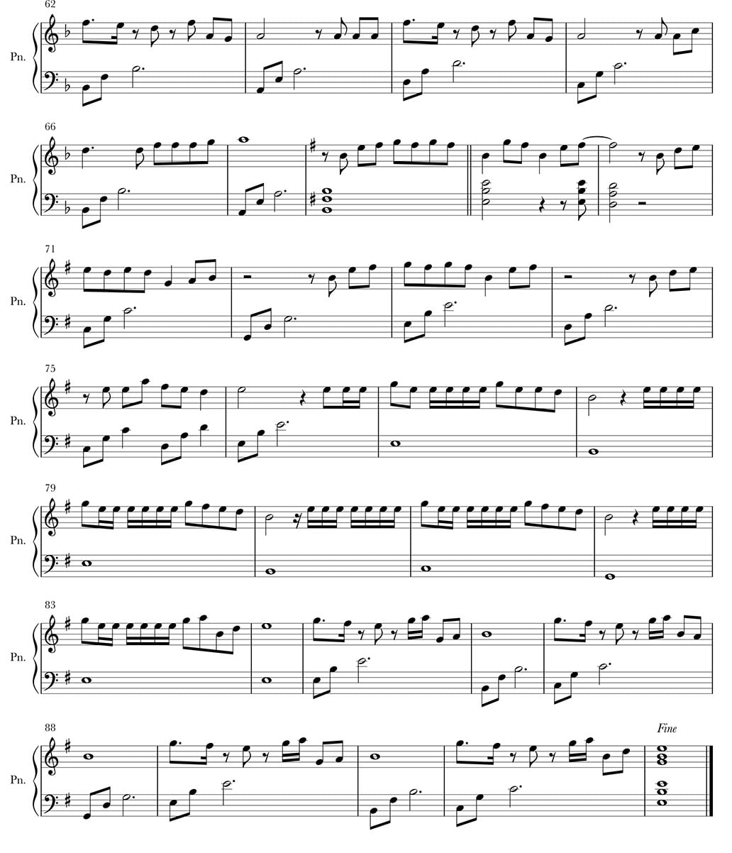 Sheet nhạc Sóng gió - Trang 3