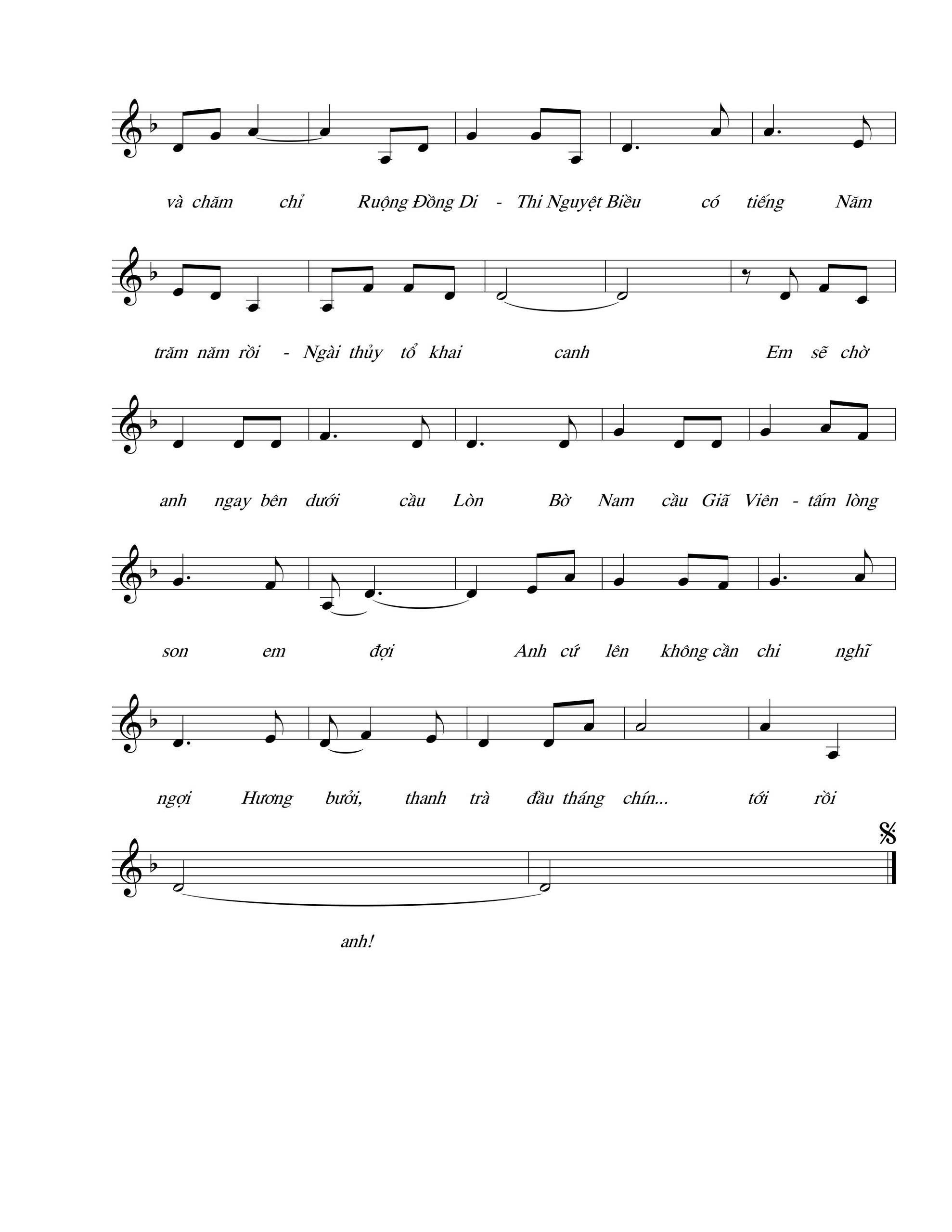 Sheet nhạc Thanh trà Nguyệt Biều - Trang 2