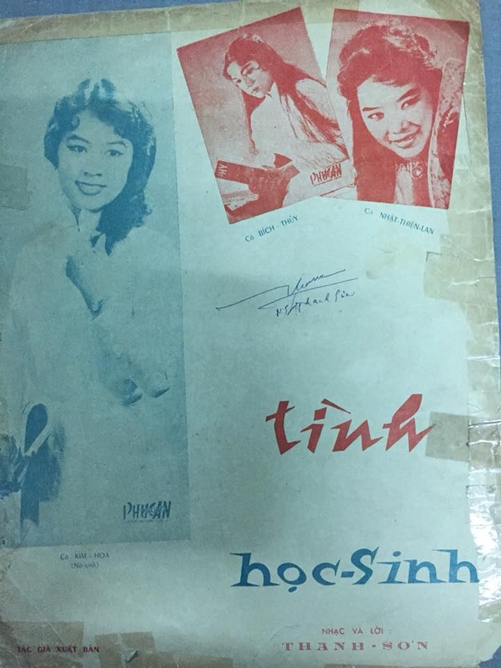 Sheet nhạc Tình học sinh - Trang 1