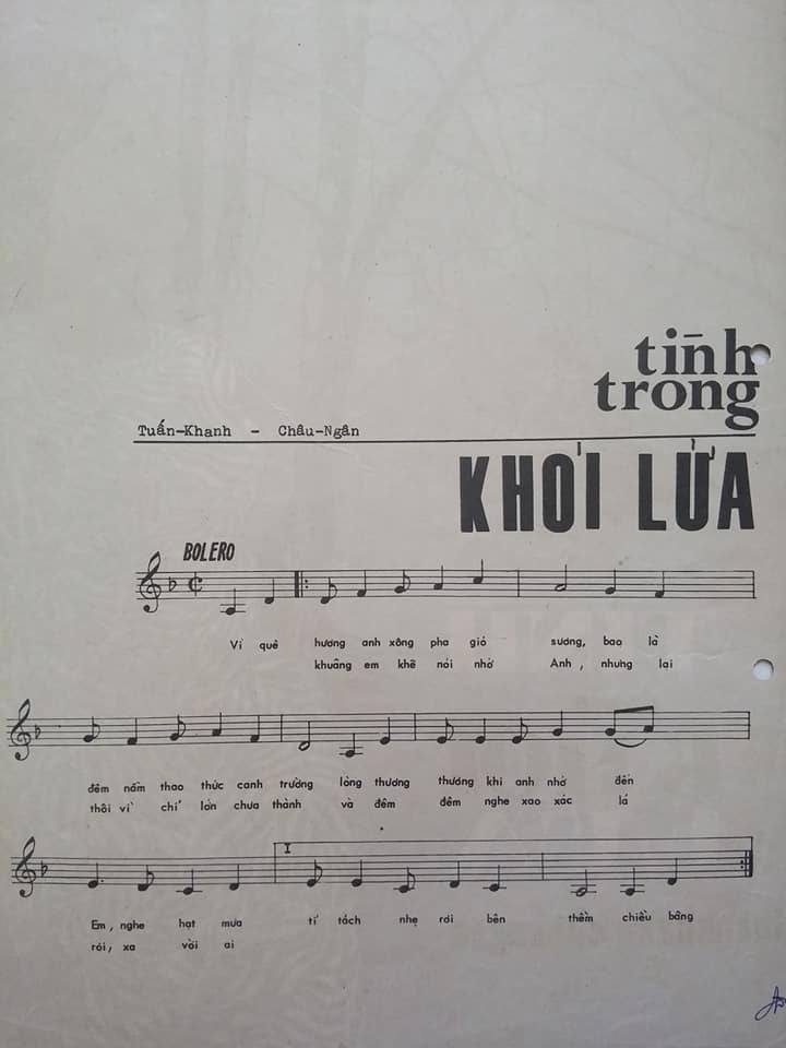 Sheet nhạc Tình trong khói lửa - Trang 2