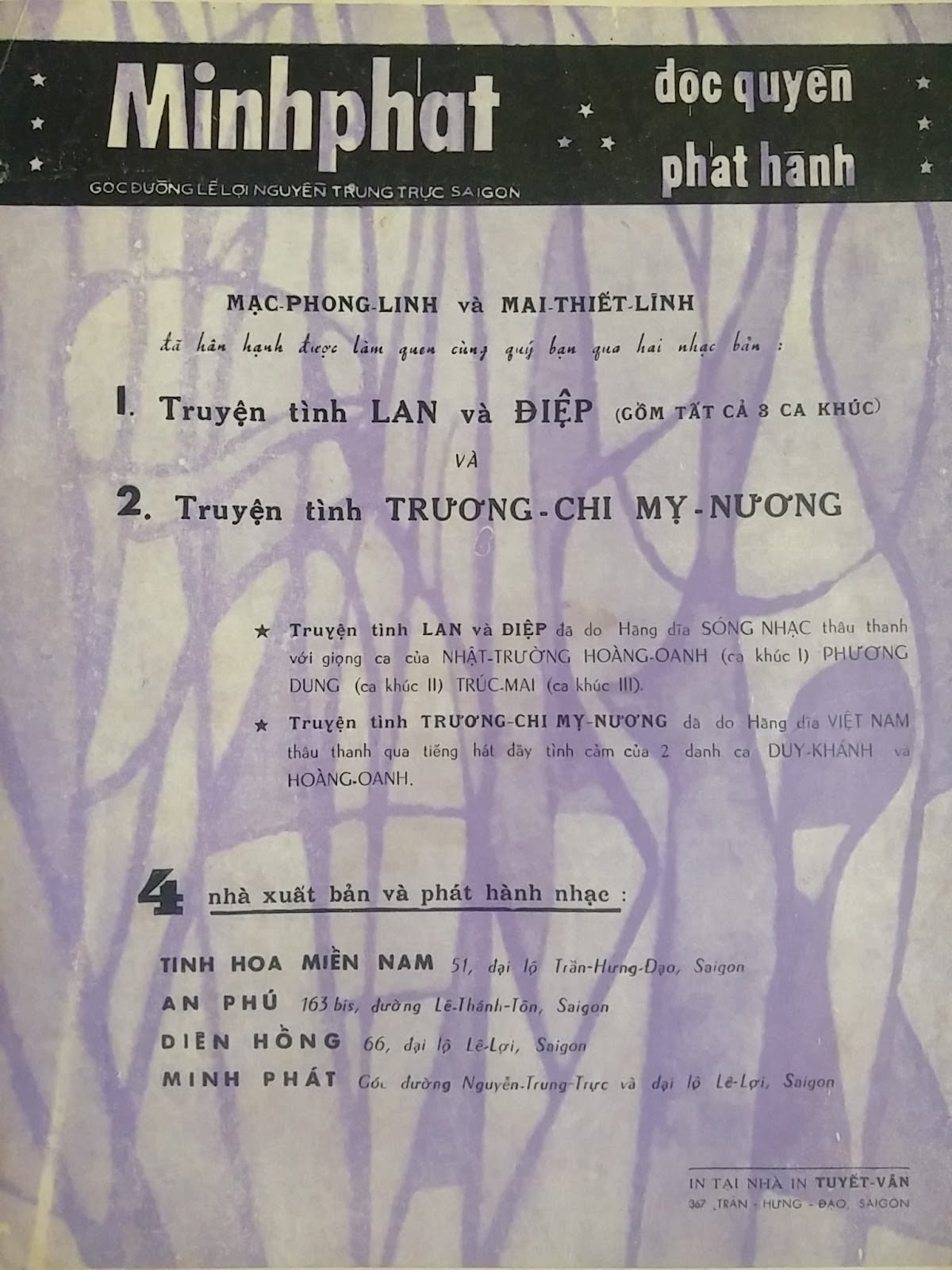 Sheet nhạc Chuyện tình Trương Chi Mỵ Nương - Trang 4