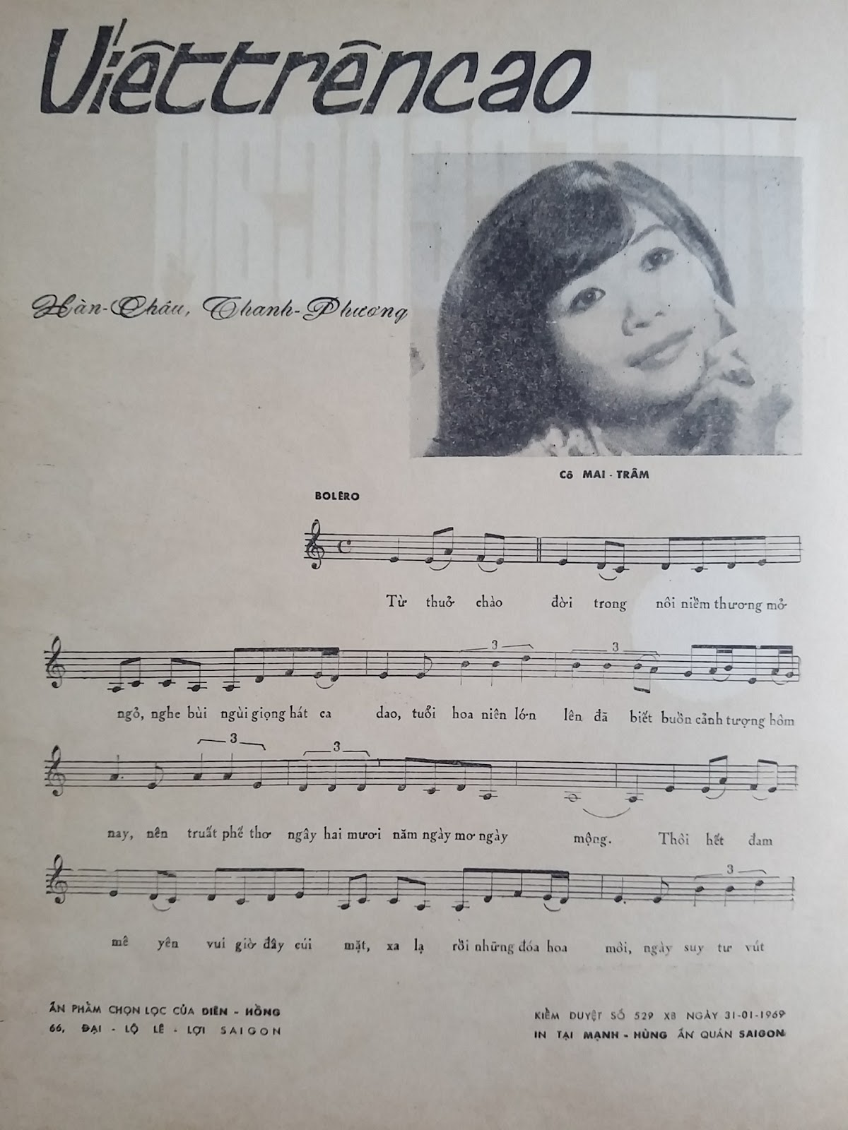 Sheet nhạc Viết trên cao - Trang 2