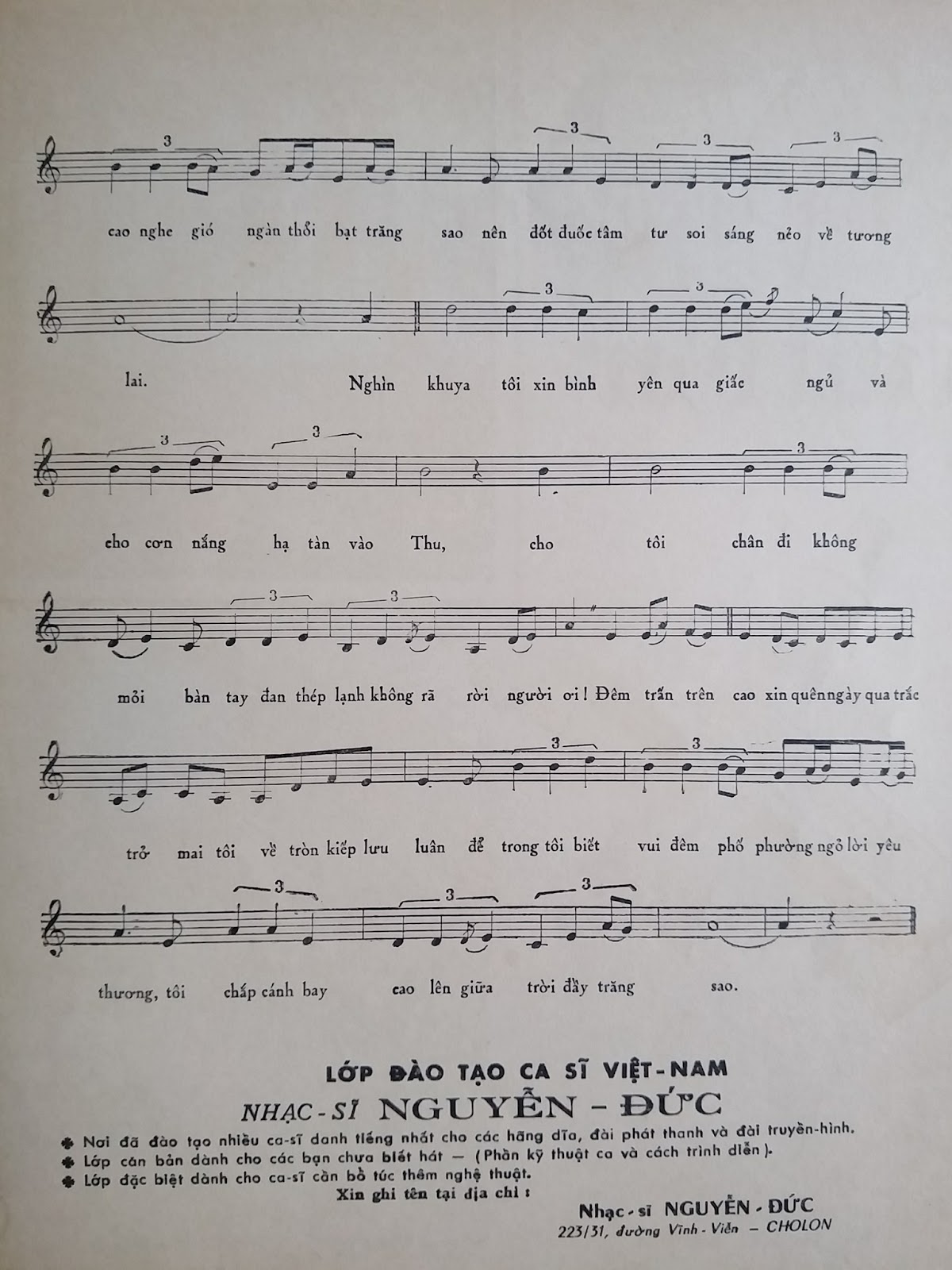 Sheet nhạc Viết trên cao - Trang 3