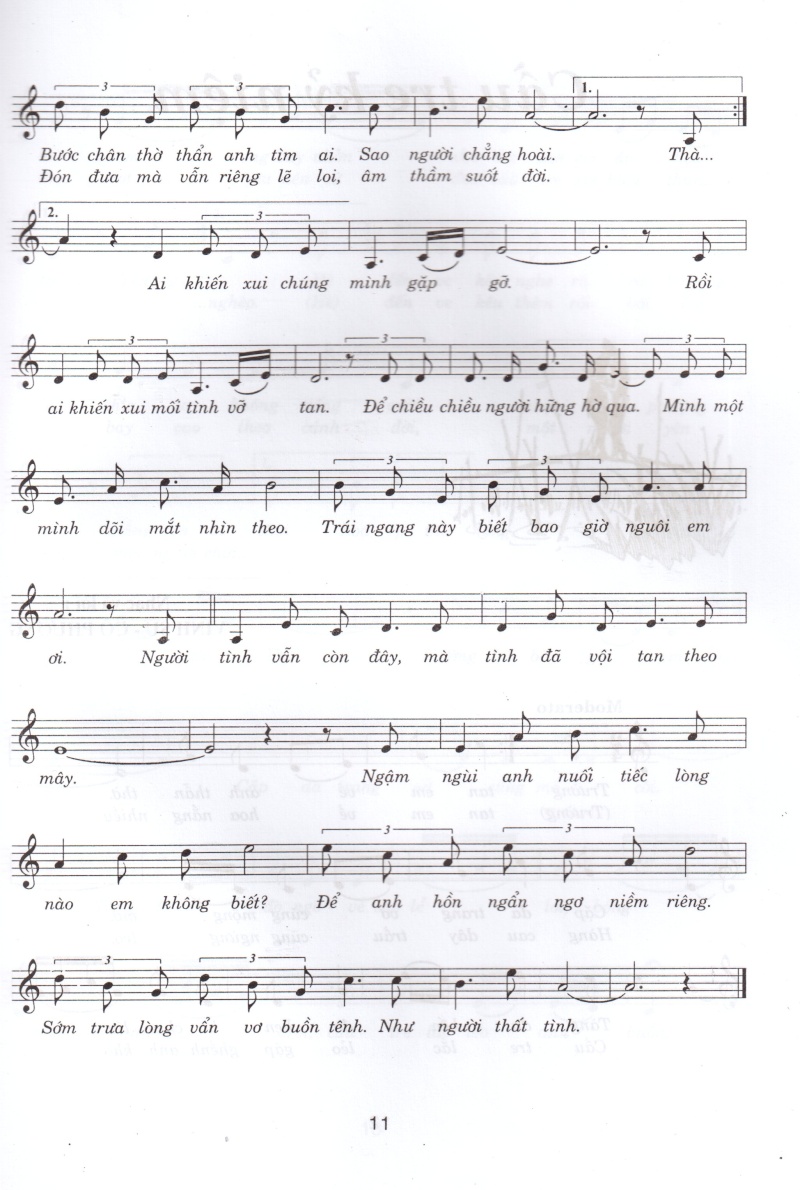 Sheet nhạc Ngẩn ngơ sầu - Trang 2