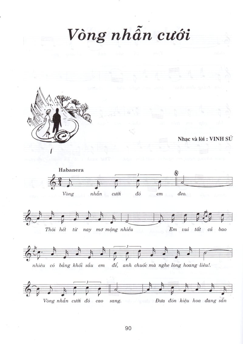 Sheet nhạc Vòng nhẫn cưới - Trang 1