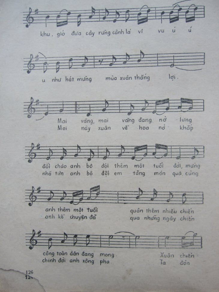 Sheet nhạc Xuân chiến khu - Trang 2
