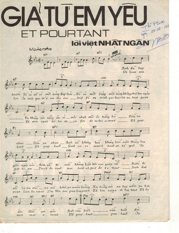 Sheet nhạc Anh vẫn biết (Et pourtant) - Trang 4
