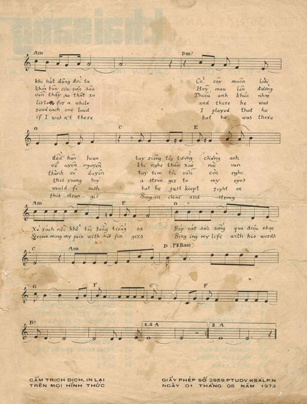 Sheet nhạc Nỗi đau dịu dàng (Killing me softly with his song) - Trang 3