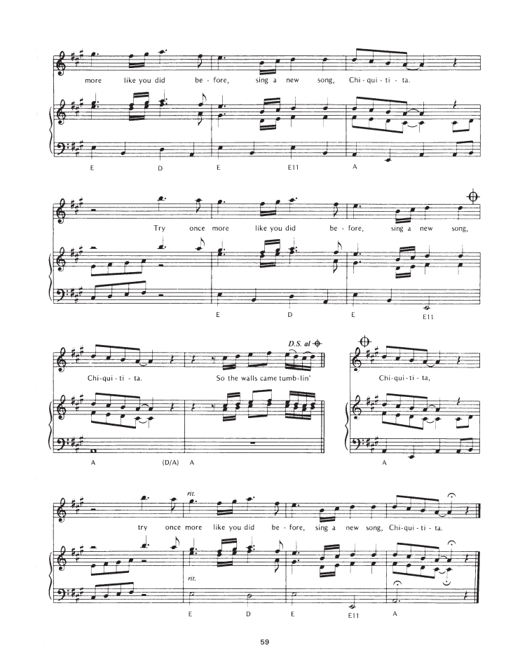 Sheet nhạc Chiquitita - Trang 4