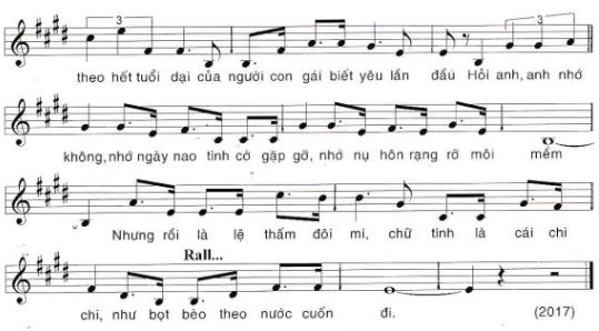 Sheet nhạc Đêm một mình - Trang 2